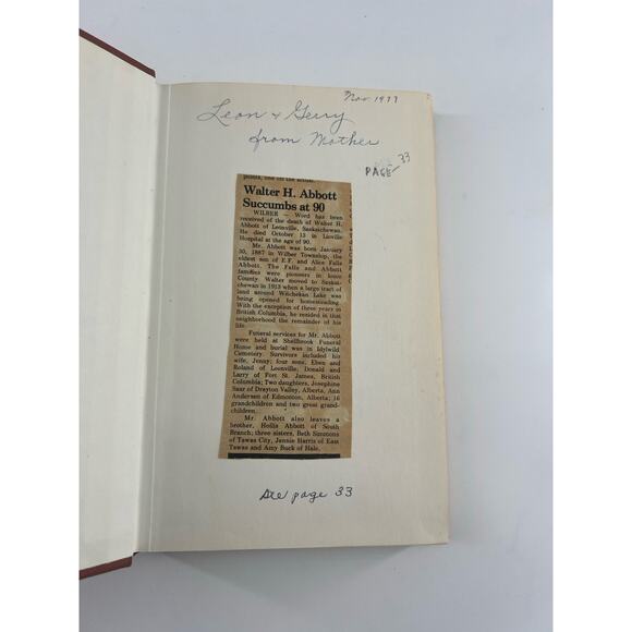 Pioneers and Followers of Idlywild and Witchekan Districts Turner Warwick Book - Picture 2 of 10